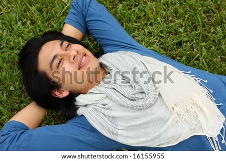 Looking At The Sky, Laying On The Grass