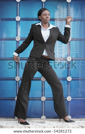 Woman in business attire