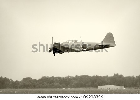 World War II era fighter plane