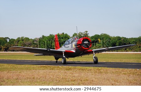 Historic airplane from World War II