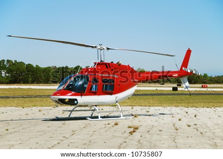 Red Bell helicopter
