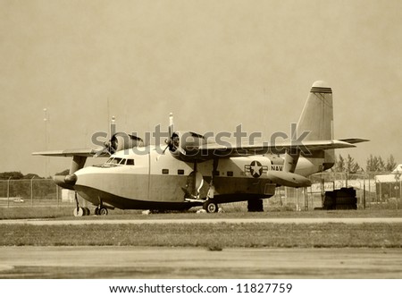 US Navy flying boat from the 50ies