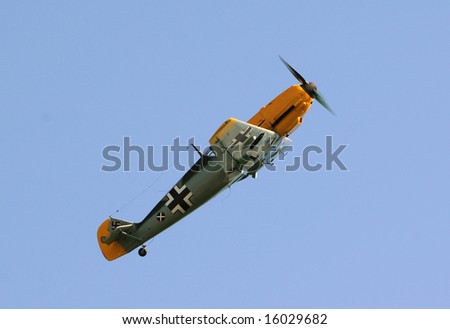 Legendary fighter airplane Me-109 used by Germany in World War II