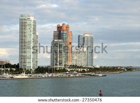Luxury waterfront real estate in Miami Beach, Florida