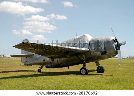 World War II era fighter airplane
