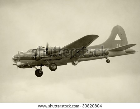 World War II era Flying Fortress bomber