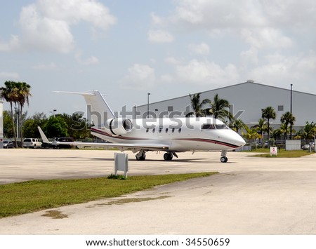 Luxury jet airplane for private and business charters