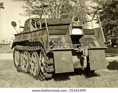 World War II era all terrain armored vehicle
