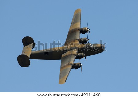 World War II era heavy American bomber