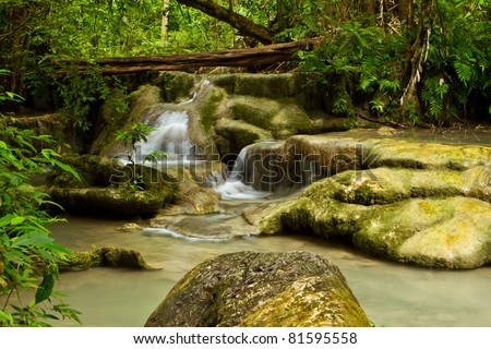 Erawan waterfall, Thailand national park, Kanchanaburi