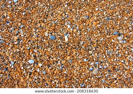 Sea gravel texture background