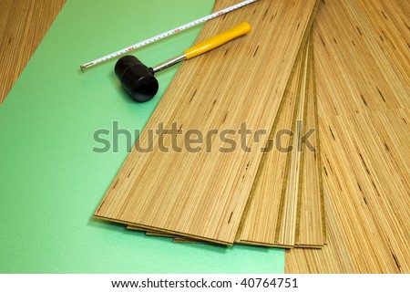 laminate   carpentry  background with light-brown cover