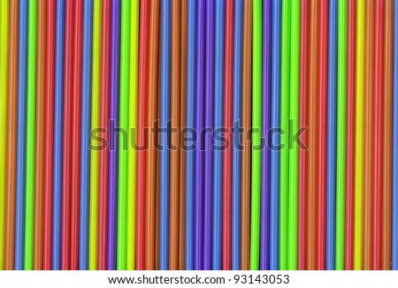 Colorful Selection of Drinking Straws for your background