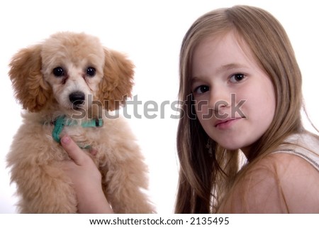 Puppy With Girl