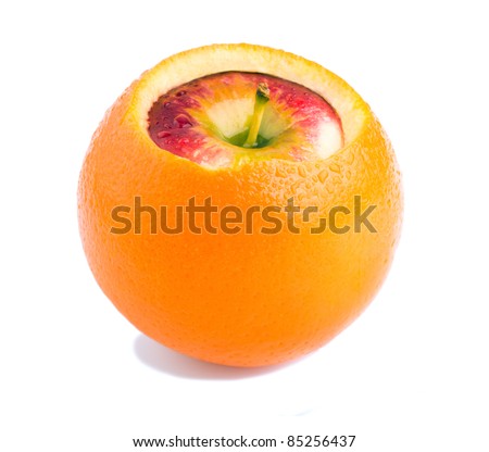 Apple Orange Inside