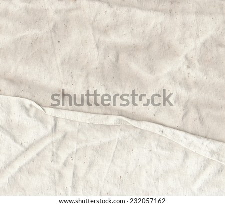 Vintage concept or conceptual old retro aged fabric. Canvas texture linen fabric grunge background