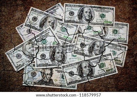art design grunge money background