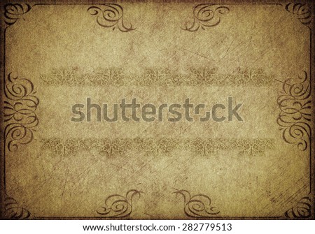grunge paper background with vintage victorian style , paper background for your message
