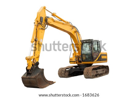 Isolated Excavator with operating weight of 35 000 lb 16 00 kg Isolated Excavator with operating weight of 35 000 lb 16 00 kg