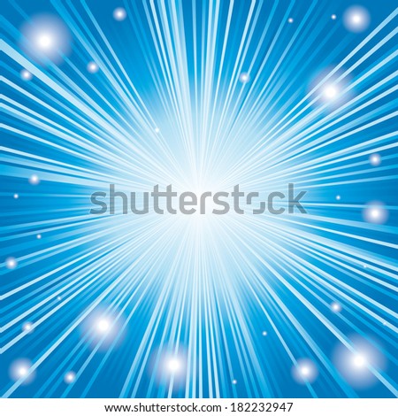 abstract background of light blue color burst from the center with flare.