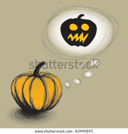 Halloween Pumpkin Cartoon