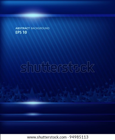 Abstract background blue flag american vector illustration