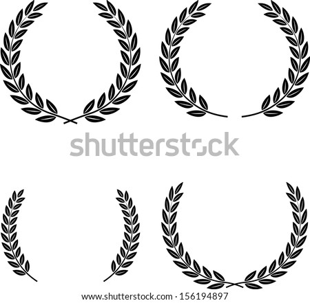 Vector Laurel Wreaths Vector Laurel Wreaths