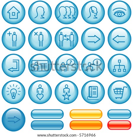 stock vector : Commercial Website Icon Set (Vector) You'll find more vector