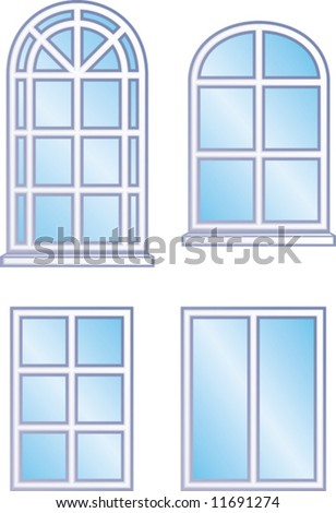 Window Frames Stock Vector Illustration 11691274 : Shutterstock