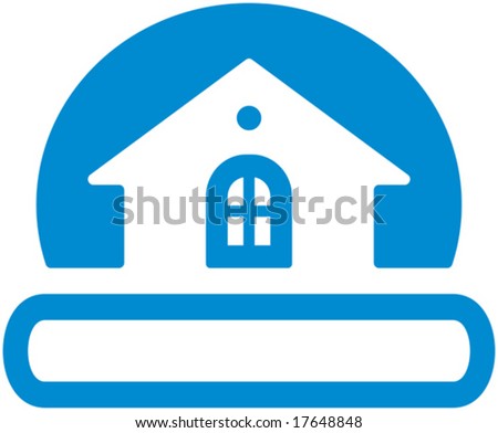 free real estate logo vector. stock vector : Real estate