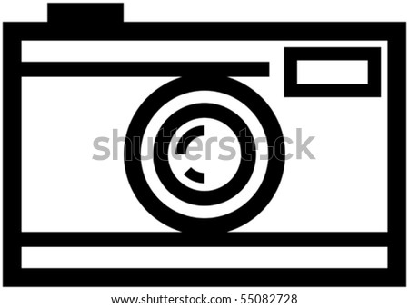 camera logo vector. Photo camera icon - Vector