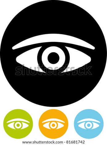 Vector eye icon Vector eye icon