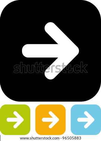 Direction arrow Vector icon isolated Direction arrow Vector icon isolated