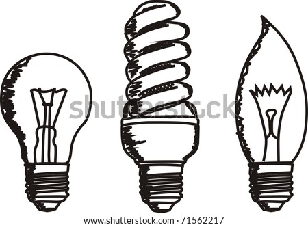 Vector Sketch Of Lamps - 71562217 : Shutterstock