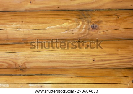 A log cabin wall built from logs as a background
