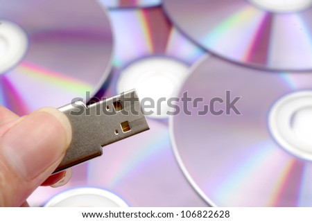 cd and flash disk