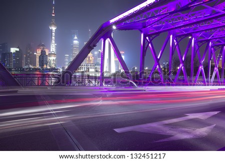 Shanghai 2013 night skyline