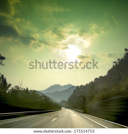 Sunset Mountain Road
