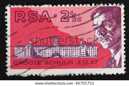 REPUBLIC OF SOUTH AFRICA - CIRCA 2003: A stamp printed in Republic of South Africa shows groote schuur, circa 2003