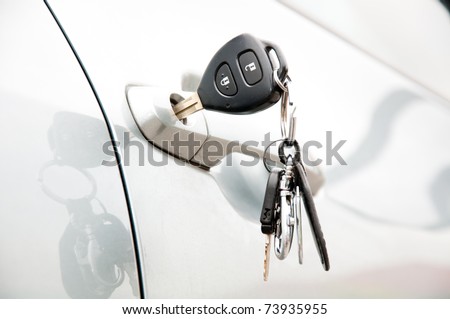Open car door by key