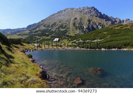 Poland beauty, High Tatras, the smallest lake in Five lakes valley