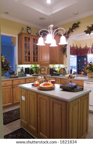 Contemporary kitchen home interior design lifestyle