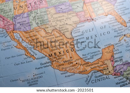 stock-photo-macro-globe-map-detail-mexic