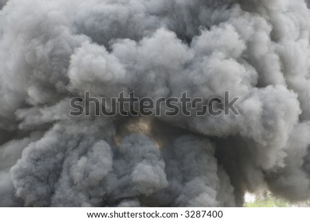 Black smoke cloud series - 06