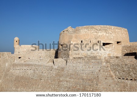 The ancient Fort of Bahrain, Middle East