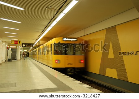Metro station in Berlin