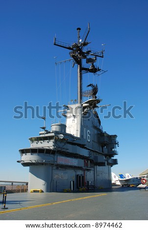 Deck of the aircraft carrier USS Lexington, Corpus Christi