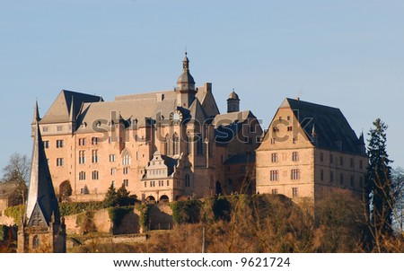 Castle in Marburg, Germany