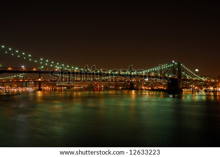 Brooklyn Bridge over the East River, New York