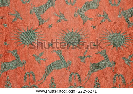 Oriental fabric in Morocco